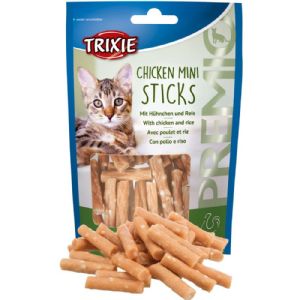 Trixie Katte godbidder Sticks med kylling og ris 50 g - sukker og glutenfri