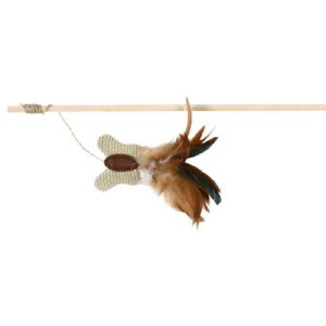 Trixie Kattelegetøj drillepind med sommerfugl og catnip 45 cm
