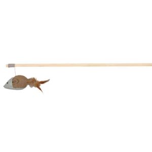 Trixie Kattelegetøj Trixie drillepind med mus på elastik med catnip 50 cm