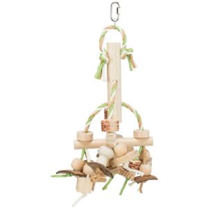 Trixie Nymfeparakitter og små papegøjer legetøj træ 31 cm