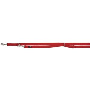 Trixie Premium Dressurline 200 cm 15 mm rød