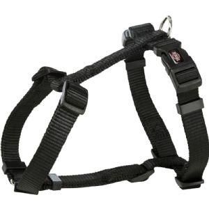 Trixie Premium H-sele L: 60-80 cm/25 mm Sort