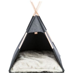 Trixie Tipi hule til hunde og katte felt - 70 cm - mørke grå