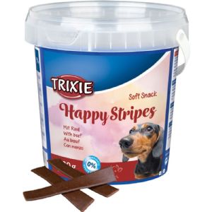 Trixie hunde snack bløde striber med oksekød 500 g