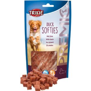 Trixie hunde snacks med And i bløde stykker 100g glutenfri