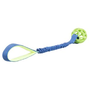 Trixie hundelegetøj Bungee reb med bold ø7 cm 48 cm - assorteret farver