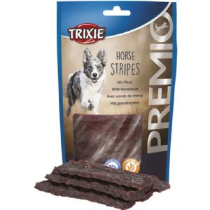Trixie hundesnack hestestriber 11 cm - 100g - glutenfri