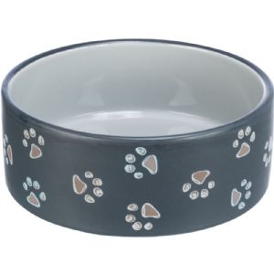 Trixie katte og hundeskål i keramik 0,75 liter ø17 cm assorteret farver