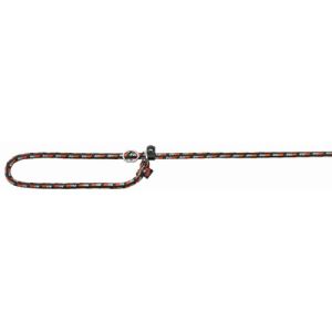 Trixie retriverline justerbar 170 cm ø8 mm sort og orange