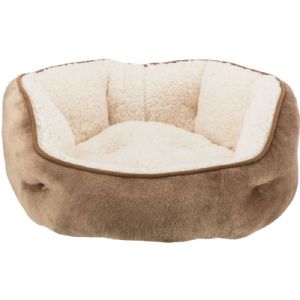 Trixie rund katte og hundeseng Cosma ø 60 cm brun - beige