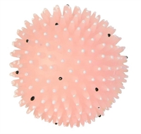 Trixie Hundelegetøj Neon pindsvinebold i vinyl med lyd - ø 10 cm