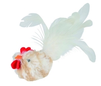 Trixie Kattelegetøj Kylling i plys med catnip og lyd 8 cm
